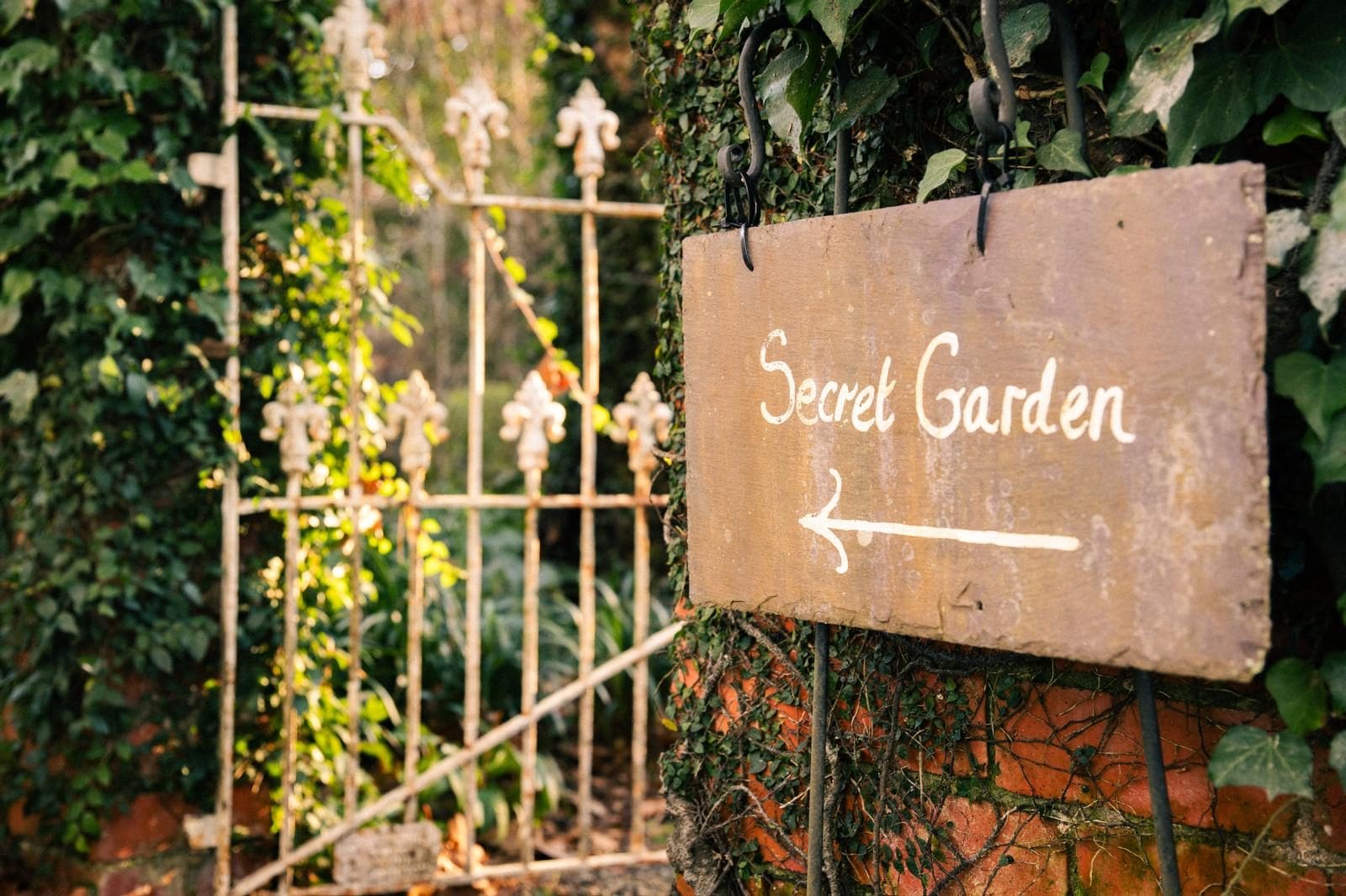 Garden archway leading to secret areas